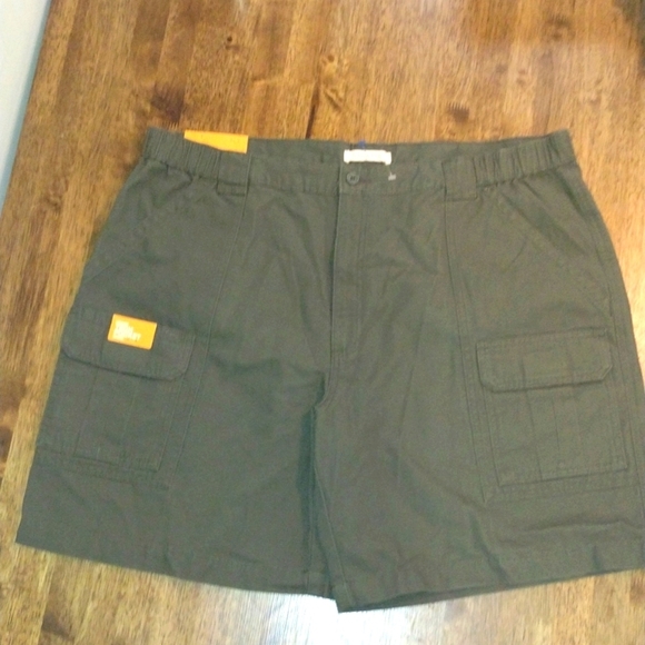 Savane UPF 30 Comfort Waist 100% Cotton Tech Pocket Hiking Short 42 - Picture 1 of 7